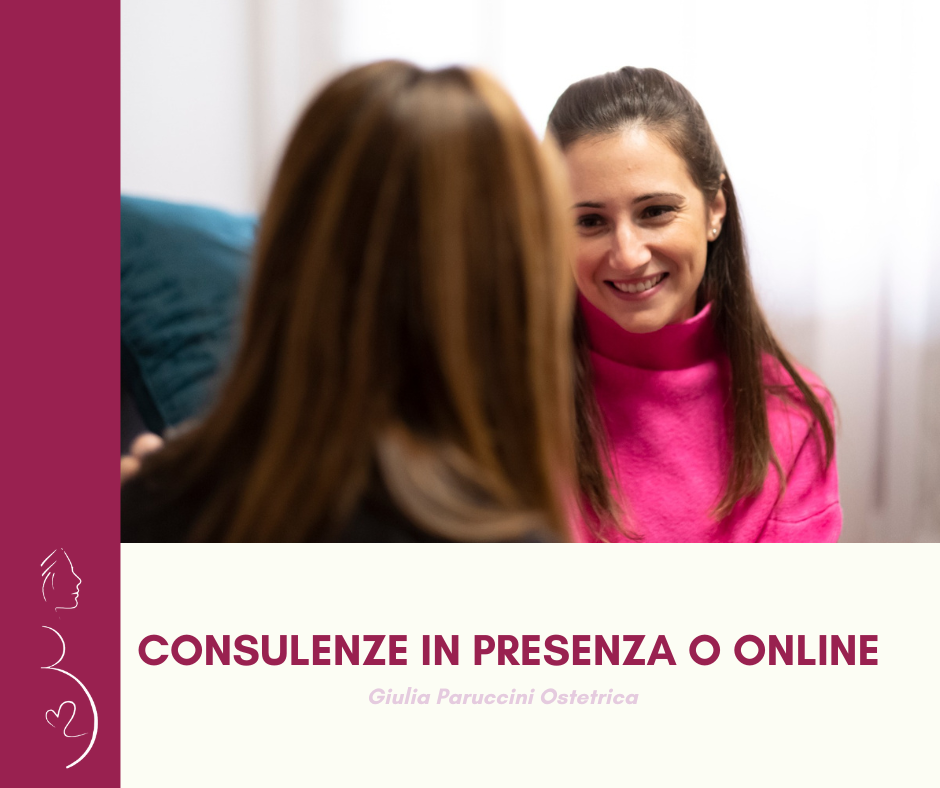 Consulenze ostetriche in presenza o online Giulia Paruccini ostetrica